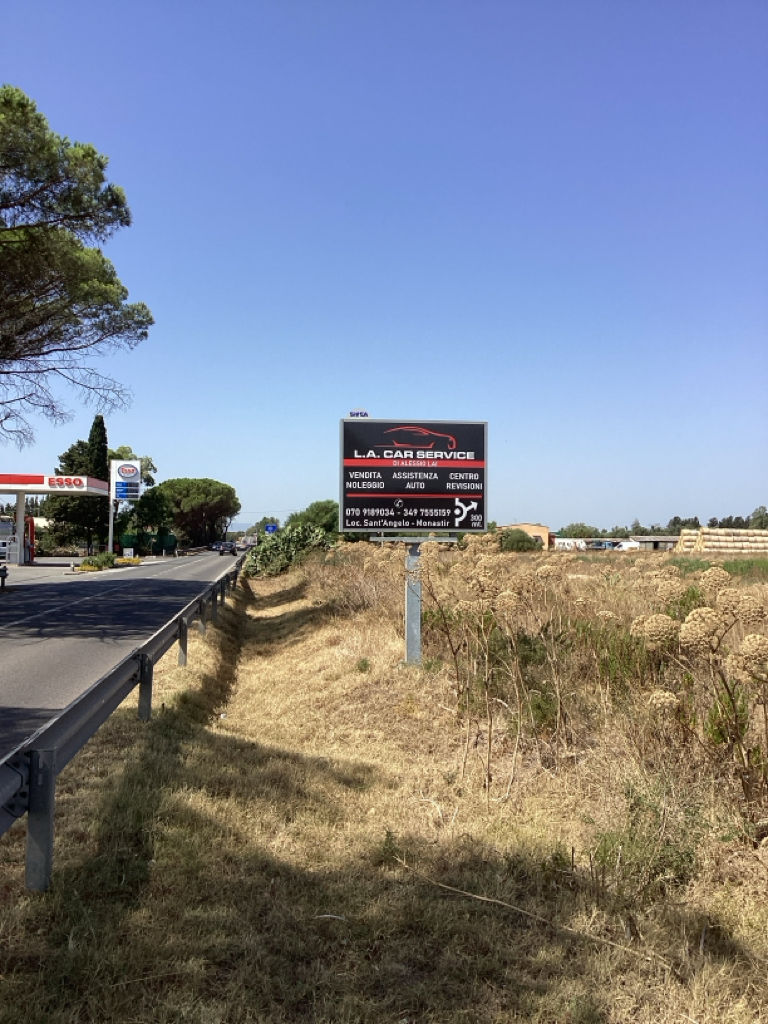Impianto CARTELLONISTICA a Monastir, in zona Eni