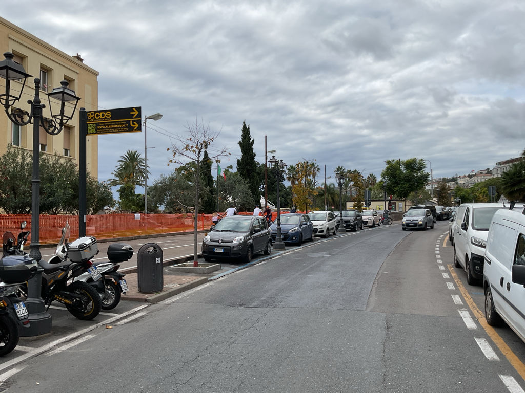 Impianto FRECCE / PREINSEGNE a Sanremo, in zona Cattedrale di San Siro