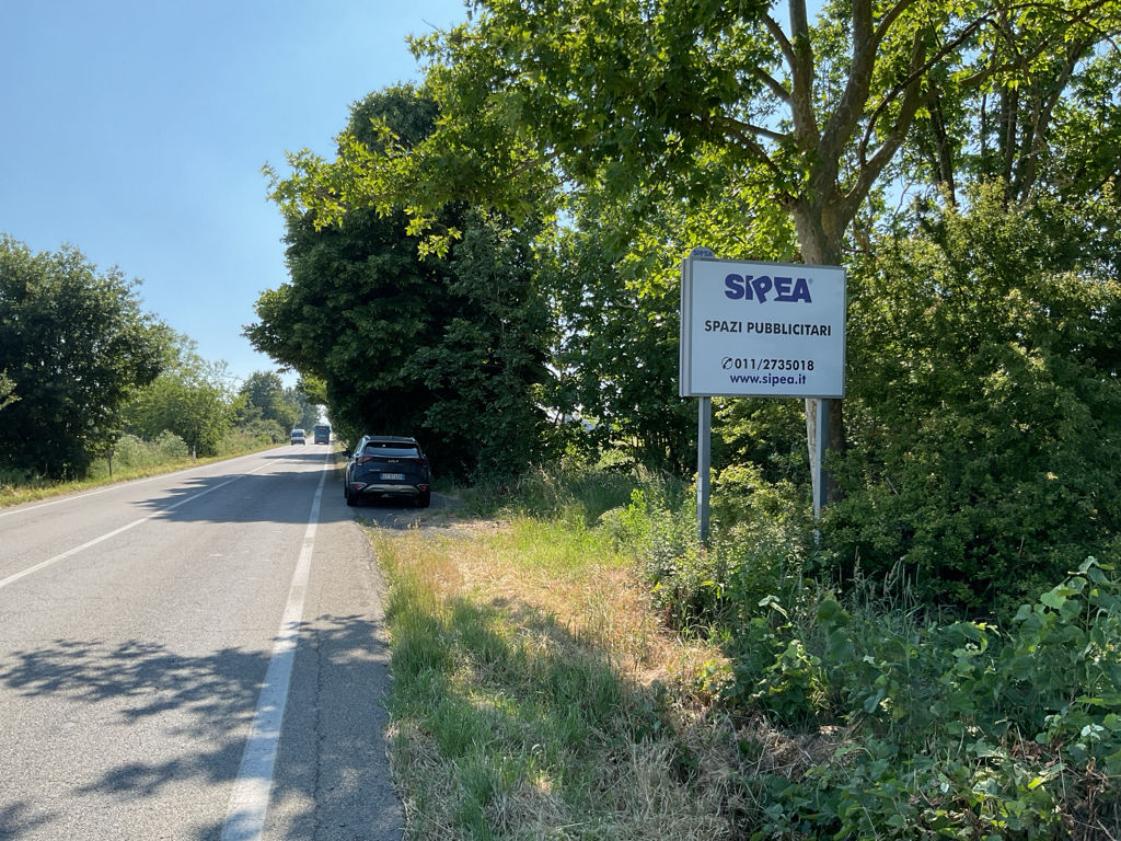 Impianto CARTELLONISTICA a Solero, in zona Chiesetta di San Rocco