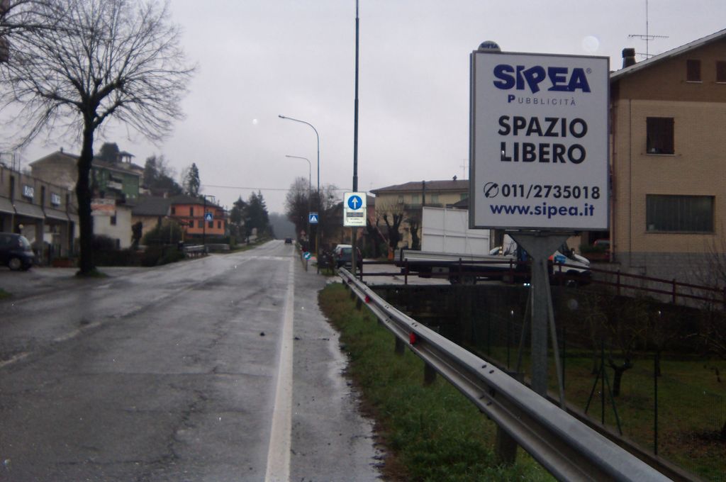Impianto CARTELLONISTICA a Cassano Spinola, in zona Bar Spariglio
