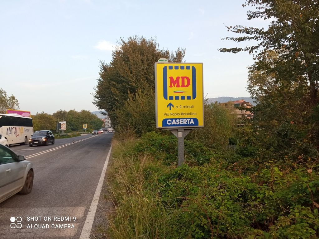Impianto CARTELLONISTICA a Caserta, in zona EuroSpin