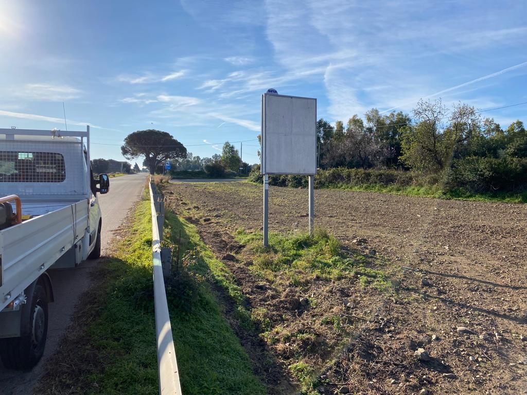 Impianto CARTELLONISTICA a Muravera, in zona Nuraghe Murtas