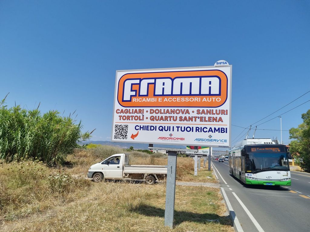 Impianto CARTELLONISTICA a Cagliari, in zona Todde