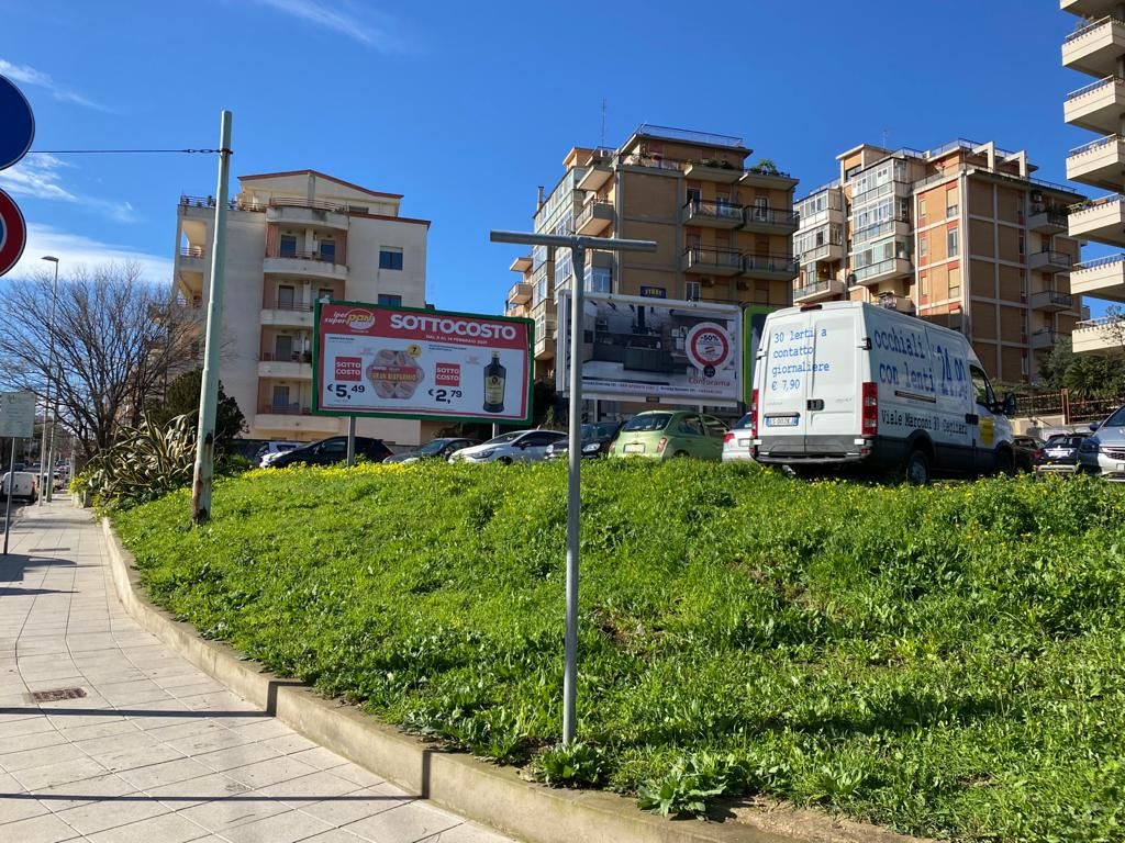 Impianto TABELLA a Cagliari, in zona Iper Pan