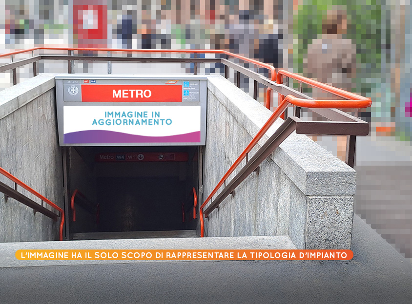 Tipologia METRO a Milano, nei pressi di Stefano Cesano