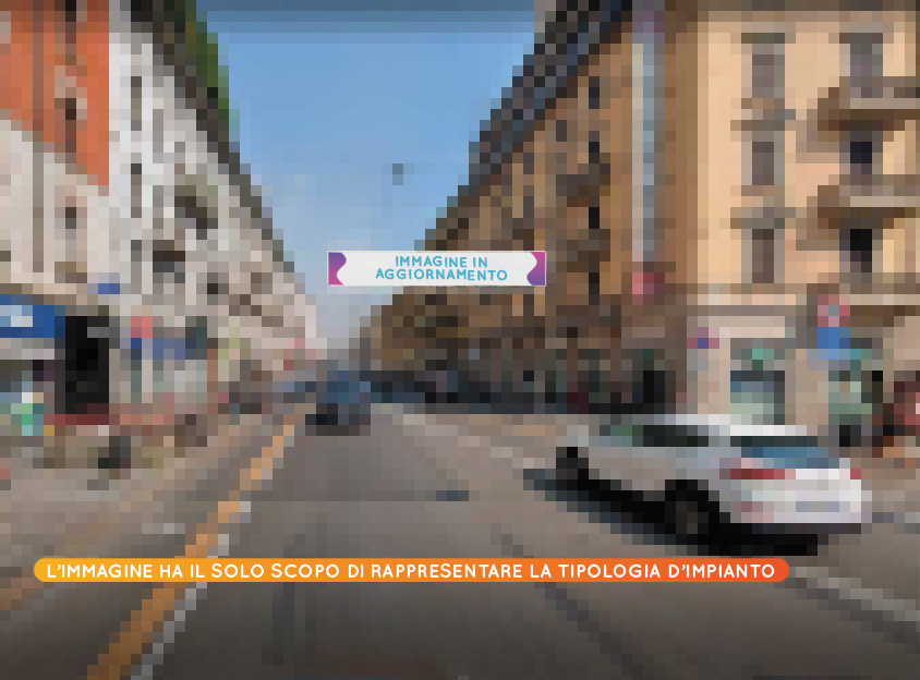 Tipologia STRISCIONE a Borgo Ticino, nei pressi di da Teresa